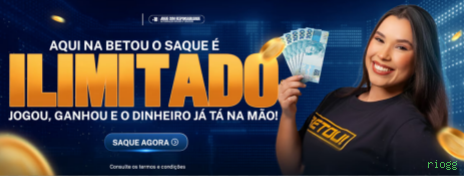 Bônus boas-vindas riogg R$100